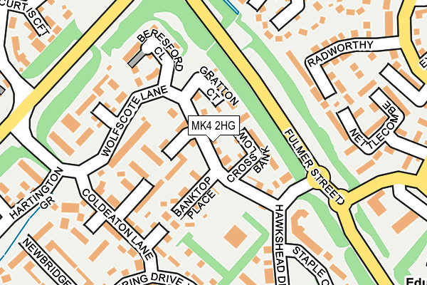 MK4 2HG map - OS OpenMap – Local (Ordnance Survey) MK4 2HG map - OS OpenMap – Local (Ordnance Survey)