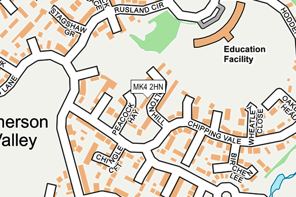 MK4 2HN map - OS OpenMap – Local (Ordnance Survey) MK4 2HN map - OS OpenMap – Local (Ordnance Survey)