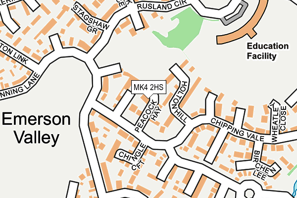 MK4 2HS map - OS OpenMap – Local (Ordnance Survey) MK4 2HS map - OS OpenMap – Local (Ordnance Survey)