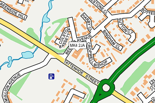 MK4 2JA map - OS OpenMap – Local (Ordnance Survey) MK4 2JA map - OS OpenMap – Local (Ordnance Survey)
