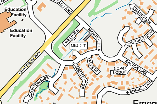 MK4 2JT map - OS OpenMap – Local (Ordnance Survey) MK4 2JT map - OS OpenMap – Local (Ordnance Survey)