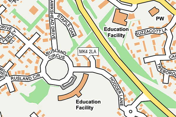 MK4 2LA map - OS OpenMap – Local (Ordnance Survey) MK4 2LA map - OS OpenMap – Local (Ordnance Survey)