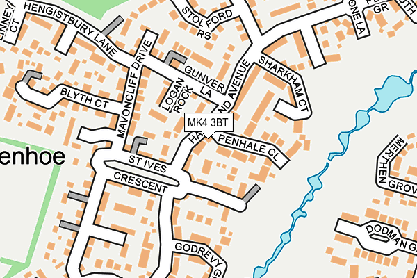 MK4 3BT map - OS OpenMap – Local (Ordnance Survey) MK4 3BT map - OS OpenMap – Local (Ordnance Survey)