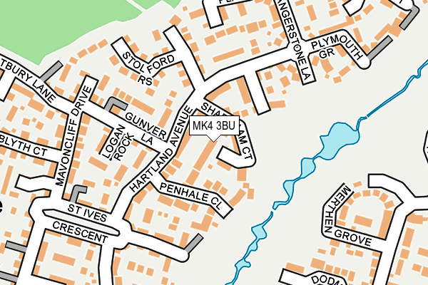 MK4 3BU map - OS OpenMap – Local (Ordnance Survey) MK4 3BU map - OS OpenMap – Local (Ordnance Survey)