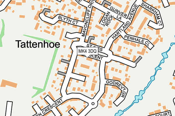 MK4 3DQ map - OS OpenMap – Local (Ordnance Survey) MK4 3DQ map - OS OpenMap – Local (Ordnance Survey)