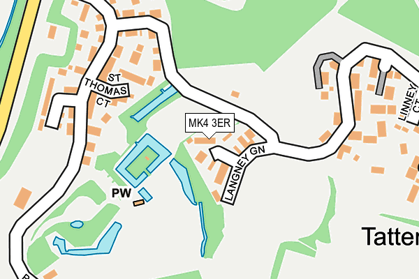 MK4 3ER map - OS OpenMap – Local (Ordnance Survey) MK4 3ER map - OS OpenMap – Local (Ordnance Survey)
