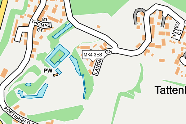 MK4 3ES map - OS OpenMap – Local (Ordnance Survey) MK4 3ES map - OS OpenMap – Local (Ordnance Survey)
