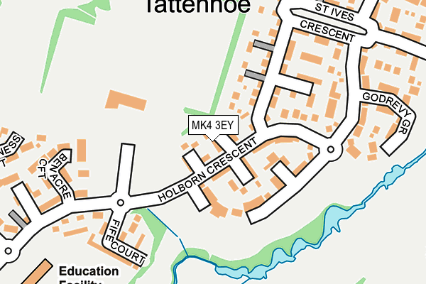 MK4 3EY map - OS OpenMap – Local (Ordnance Survey) MK4 3EY map - OS OpenMap – Local (Ordnance Survey)