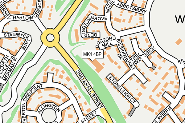 MK4 4BP map - OS OpenMap – Local (Ordnance Survey) MK4 4BP map - OS OpenMap – Local (Ordnance Survey)