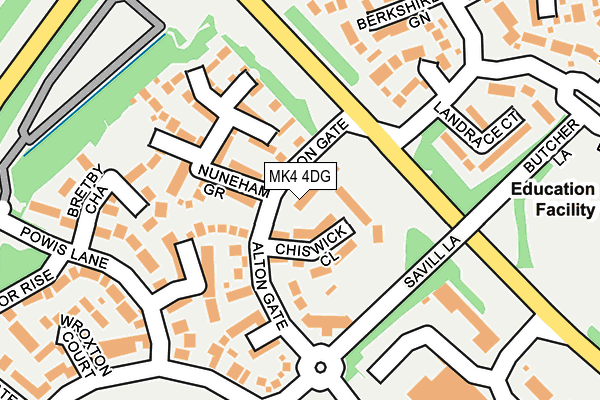 MK4 4DG map - OS OpenMap – Local (Ordnance Survey) MK4 4DG map - OS OpenMap – Local (Ordnance Survey)