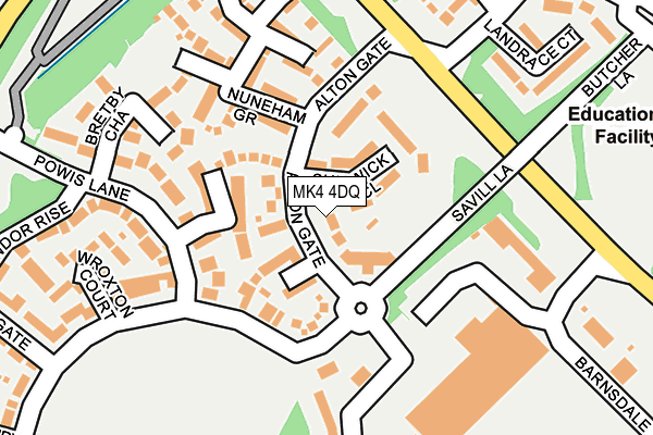 MK4 4DQ map - OS OpenMap – Local (Ordnance Survey) MK4 4DQ map - OS OpenMap – Local (Ordnance Survey)
