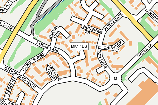 MK4 4DS map - OS OpenMap – Local (Ordnance Survey) MK4 4DS map - OS OpenMap – Local (Ordnance Survey)