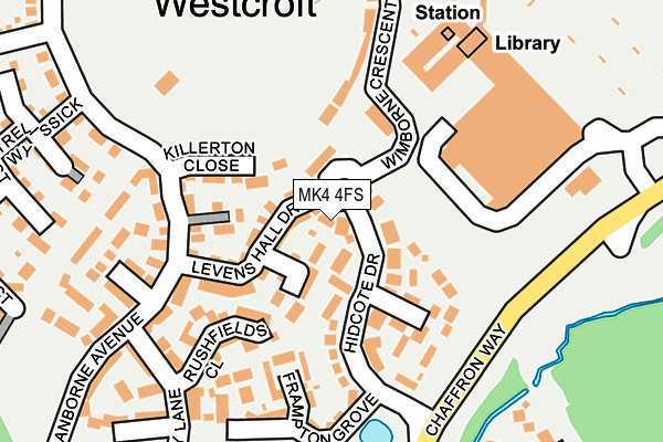 MK4 4FS map - OS OpenMap – Local (Ordnance Survey) MK4 4FS map - OS OpenMap – Local (Ordnance Survey)