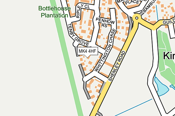 MK4 4HF map - OS OpenMap – Local (Ordnance Survey) MK4 4HF map - OS OpenMap – Local (Ordnance Survey)