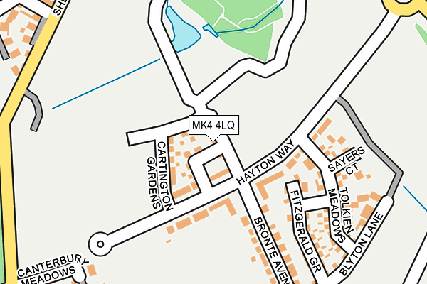 MK4 4LQ map - OS OpenMap – Local (Ordnance Survey) MK4 4LQ map - OS OpenMap – Local (Ordnance Survey)