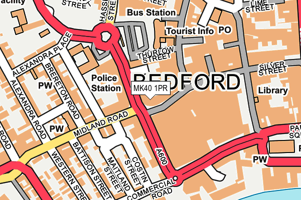 MK40 1PR map - OS OpenMap – Local (Ordnance Survey) MK40 1PR map - OS OpenMap – Local (Ordnance Survey)