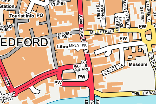 MK40 1SB map - OS OpenMap – Local (Ordnance Survey) MK40 1SB map - OS OpenMap – Local (Ordnance Survey)