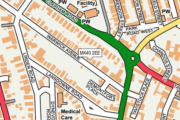 MK40 2EE map - OS OpenMap – Local (Ordnance Survey) MK40 2EE map - OS OpenMap – Local (Ordnance Survey)
