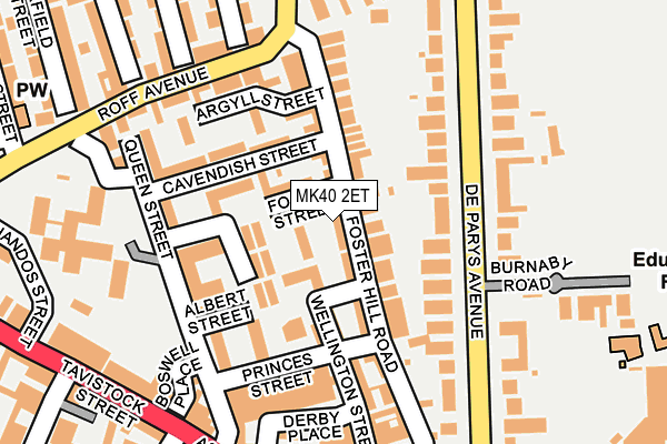 MK40 2ET map - OS OpenMap – Local (Ordnance Survey) MK40 2ET map - OS OpenMap – Local (Ordnance Survey)