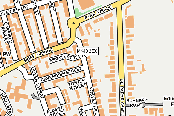 MK40 2EX map - OS OpenMap – Local (Ordnance Survey) MK40 2EX map - OS OpenMap – Local (Ordnance Survey)