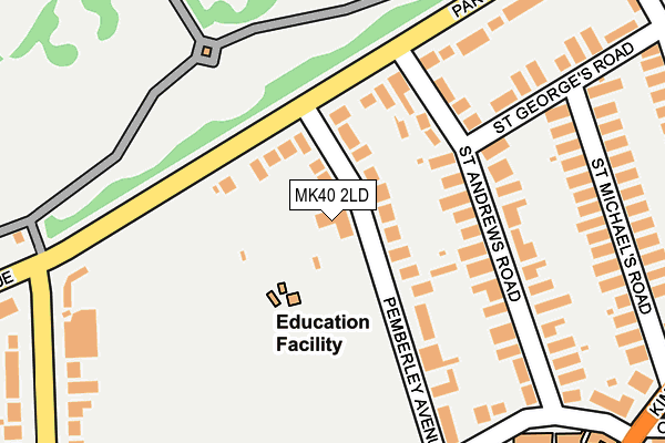 MK40 2LD map - OS OpenMap – Local (Ordnance Survey) MK40 2LD map - OS OpenMap – Local (Ordnance Survey)