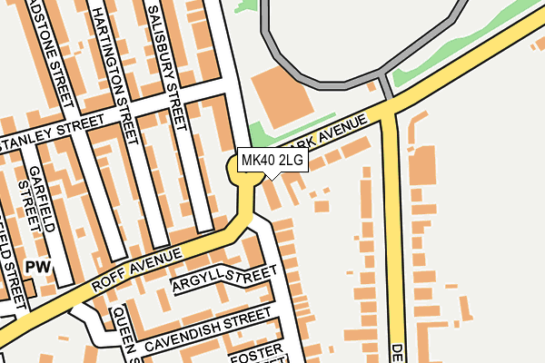 MK40 2LG map - OS OpenMap – Local (Ordnance Survey) MK40 2LG map - OS OpenMap – Local (Ordnance Survey)