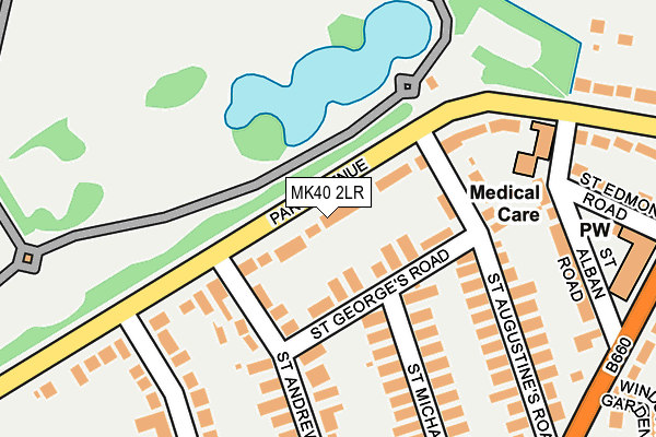MK40 2LR map - OS OpenMap – Local (Ordnance Survey) MK40 2LR map - OS OpenMap – Local (Ordnance Survey)