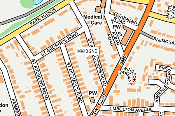 MK40 2ND map - OS OpenMap – Local (Ordnance Survey) MK40 2ND map - OS OpenMap – Local (Ordnance Survey)