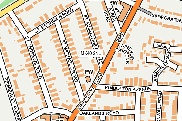 MK40 2NL map - OS OpenMap – Local (Ordnance Survey) MK40 2NL map - OS OpenMap – Local (Ordnance Survey)