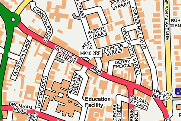 MK40 2RF map - OS OpenMap – Local (Ordnance Survey) MK40 2RF map - OS OpenMap – Local (Ordnance Survey)