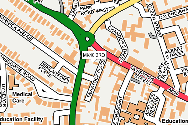 MK40 2RQ map - OS OpenMap – Local (Ordnance Survey) MK40 2RQ map - OS OpenMap – Local (Ordnance Survey)