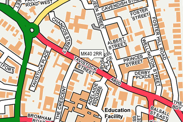 MK40 2RR map - OS OpenMap – Local (Ordnance Survey) MK40 2RR map - OS OpenMap – Local (Ordnance Survey)