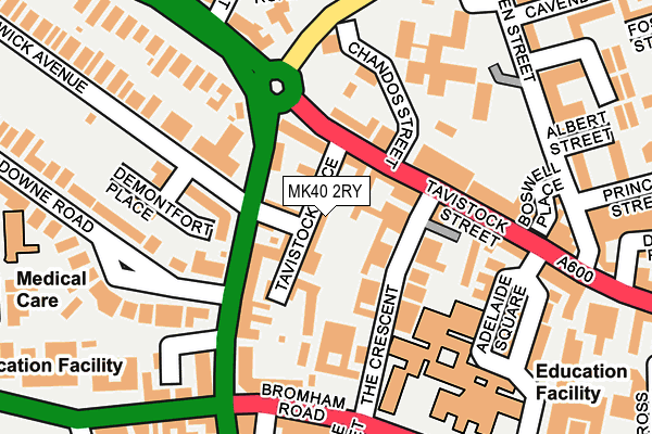 MK40 2RY map - OS OpenMap – Local (Ordnance Survey) MK40 2RY map - OS OpenMap – Local (Ordnance Survey)
