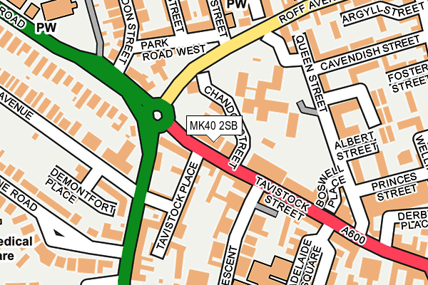 MK40 2SB map - OS OpenMap – Local (Ordnance Survey) MK40 2SB map - OS OpenMap – Local (Ordnance Survey)