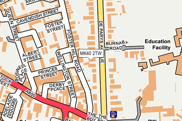 MK40 2TW map - OS OpenMap – Local (Ordnance Survey) MK40 2TW map - OS OpenMap – Local (Ordnance Survey)