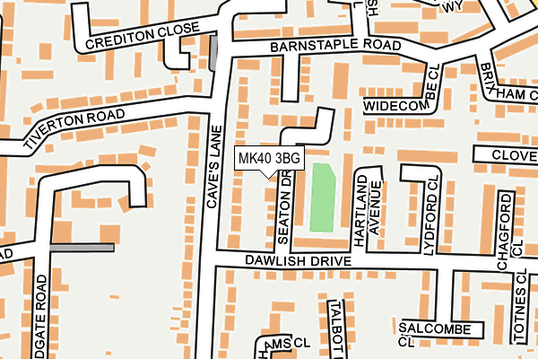 MK40 3BG map - OS OpenMap – Local (Ordnance Survey) MK40 3BG map - OS OpenMap – Local (Ordnance Survey)