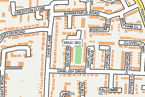MK40 3BQ map - OS OpenMap – Local (Ordnance Survey) MK40 3BQ map - OS OpenMap – Local (Ordnance Survey)