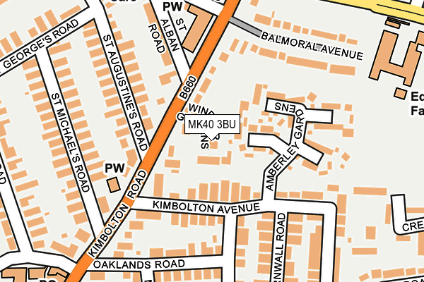 MK40 3BU map - OS OpenMap – Local (Ordnance Survey) MK40 3BU map - OS OpenMap – Local (Ordnance Survey)