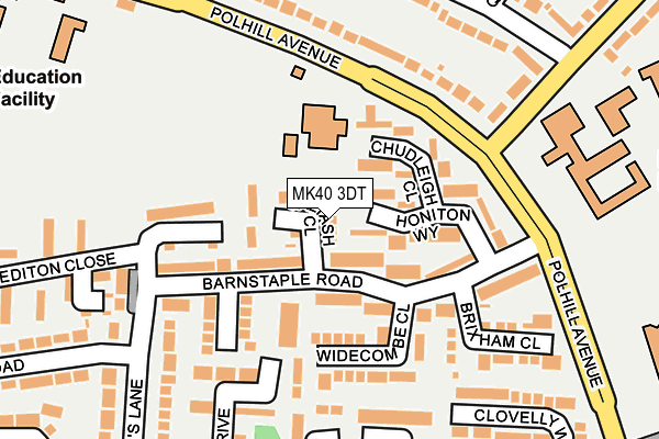 MK40 3DT map - OS OpenMap – Local (Ordnance Survey) MK40 3DT map - OS OpenMap – Local (Ordnance Survey)