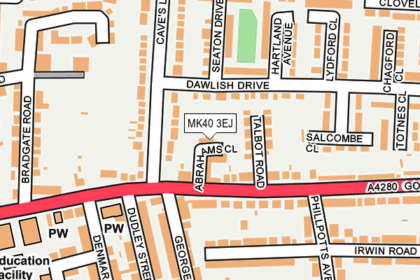 MK40 3EJ map - OS OpenMap – Local (Ordnance Survey) MK40 3EJ map - OS OpenMap – Local (Ordnance Survey)