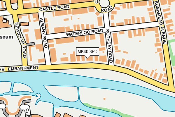 MK40 3PD map - OS OpenMap – Local (Ordnance Survey) MK40 3PD map - OS OpenMap – Local (Ordnance Survey)