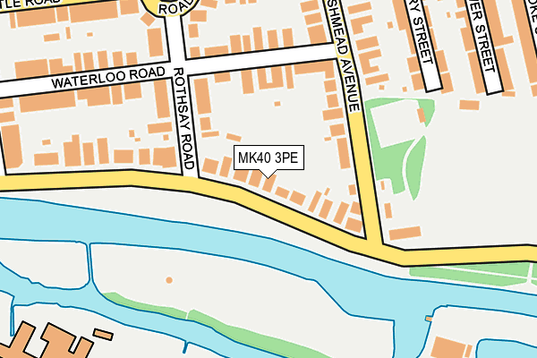 MK40 3PE map - OS OpenMap – Local (Ordnance Survey) MK40 3PE map - OS OpenMap – Local (Ordnance Survey)