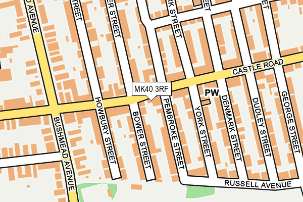 MK40 3RF map - OS OpenMap – Local (Ordnance Survey) MK40 3RF map - OS OpenMap – Local (Ordnance Survey)