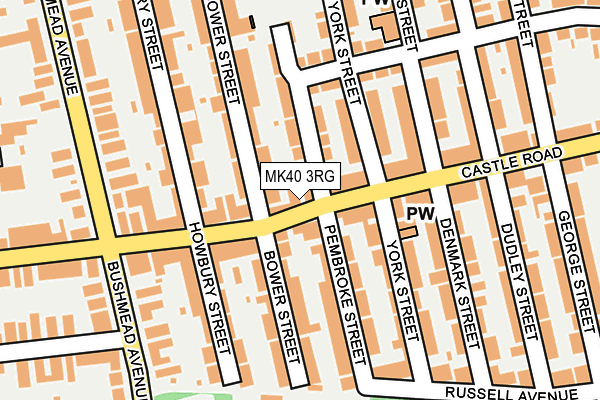 MK40 3RG map - OS OpenMap – Local (Ordnance Survey) MK40 3RG map - OS OpenMap – Local (Ordnance Survey)