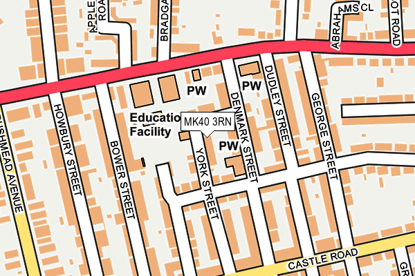 MK40 3RN map - OS OpenMap – Local (Ordnance Survey) MK40 3RN map - OS OpenMap – Local (Ordnance Survey)