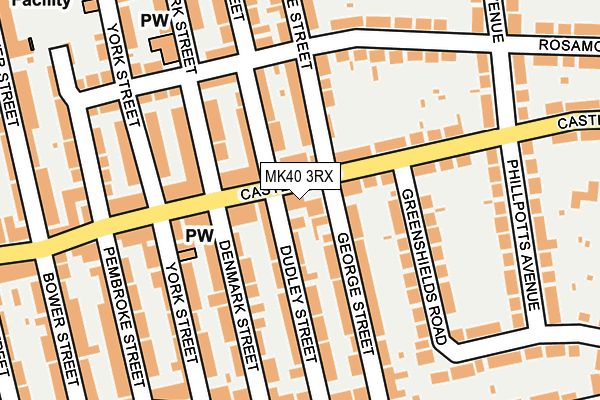 MK40 3RX map - OS OpenMap – Local (Ordnance Survey) MK40 3RX map - OS OpenMap – Local (Ordnance Survey)