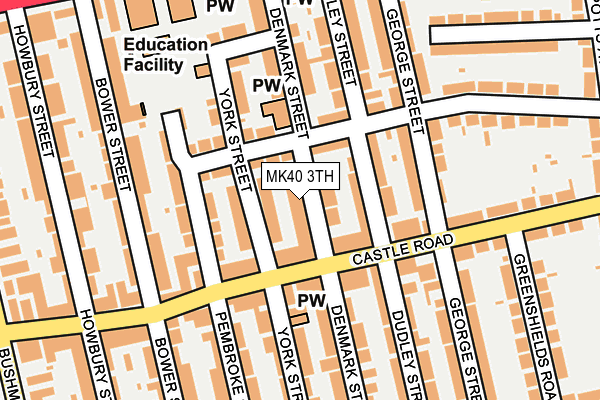 MK40 3TH map - OS OpenMap – Local (Ordnance Survey) MK40 3TH map - OS OpenMap – Local (Ordnance Survey)