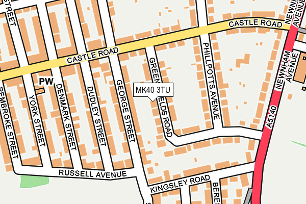 MK40 3TU map - OS OpenMap – Local (Ordnance Survey) MK40 3TU map - OS OpenMap – Local (Ordnance Survey)