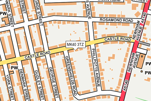MK40 3TZ map - OS OpenMap – Local (Ordnance Survey) MK40 3TZ map - OS OpenMap – Local (Ordnance Survey)