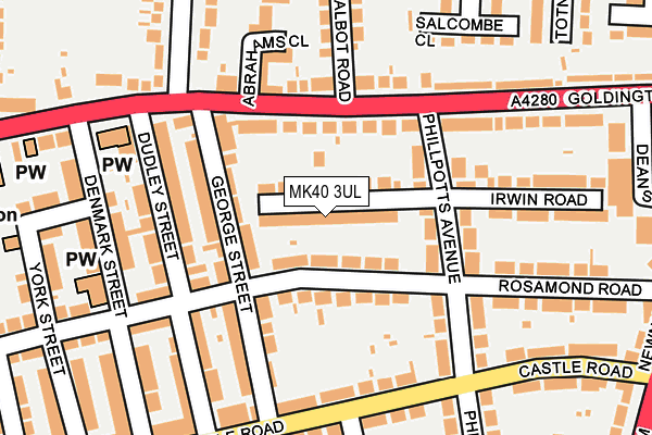 MK40 3UL map - OS OpenMap – Local (Ordnance Survey) MK40 3UL map - OS OpenMap – Local (Ordnance Survey)
